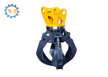 Q345b Mini Excavator Attachments Hydraulic Power Thumb Bucket